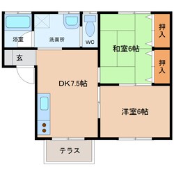 ハイツ２０００の物件間取画像